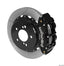Kies-Motorsports Wilwood Wilwood Narrow Superlite 4R Rear Kit 12.88in Slotted Black 00-06 BMW M3 E46