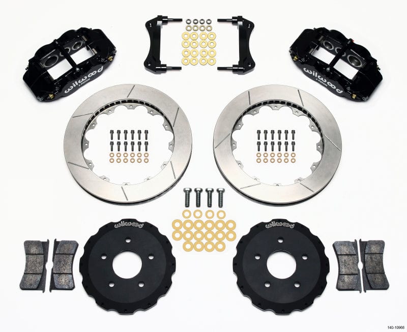 Kies-Motorsports Wilwood Wilwood Narrow Superlite 6R Front Hat Kit 13.06in Backdraft Cobra (BMW E36 Based) Main image