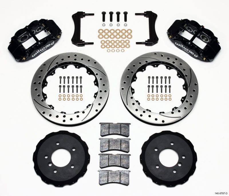 Kies-Motorsports Wilwood Wilwood Narrow Superlite 6R Front Hat Kit 13.06in Drilled E36 BMW M3