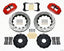 Kies-Motorsports Wilwood Wilwood Narrow Superlite 6R Front Hat Kit 14.00in Drill Red Backdraft Cobra (BMW E36 Based)