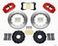 Kies-Motorsports Wilwood Wilwood Narrow Superlite 6R Front Hat Kit 14.00in Red Backdraft Cobra (BMW E36 Based)