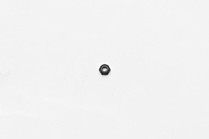 Kies-Motorsports Wilwood Wilwood nut 1/4-28 thin nylock 7/16 hex black zinc