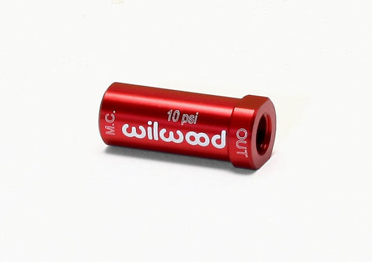 Kies-Motorsports Wilwood Wilwood Residual Pressure Valve - New Style 10# / Red