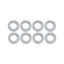 Kies-Motorsports Wilwood Wilwood Washer Kit .328 ID x .562 OD x .063 - Silver (Pack of 8)