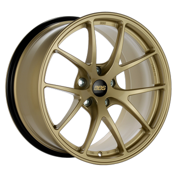 BBS RI-A 18x8.5 5x114.3 ET35 Gold Wheel -82mm PFS/Clip Required